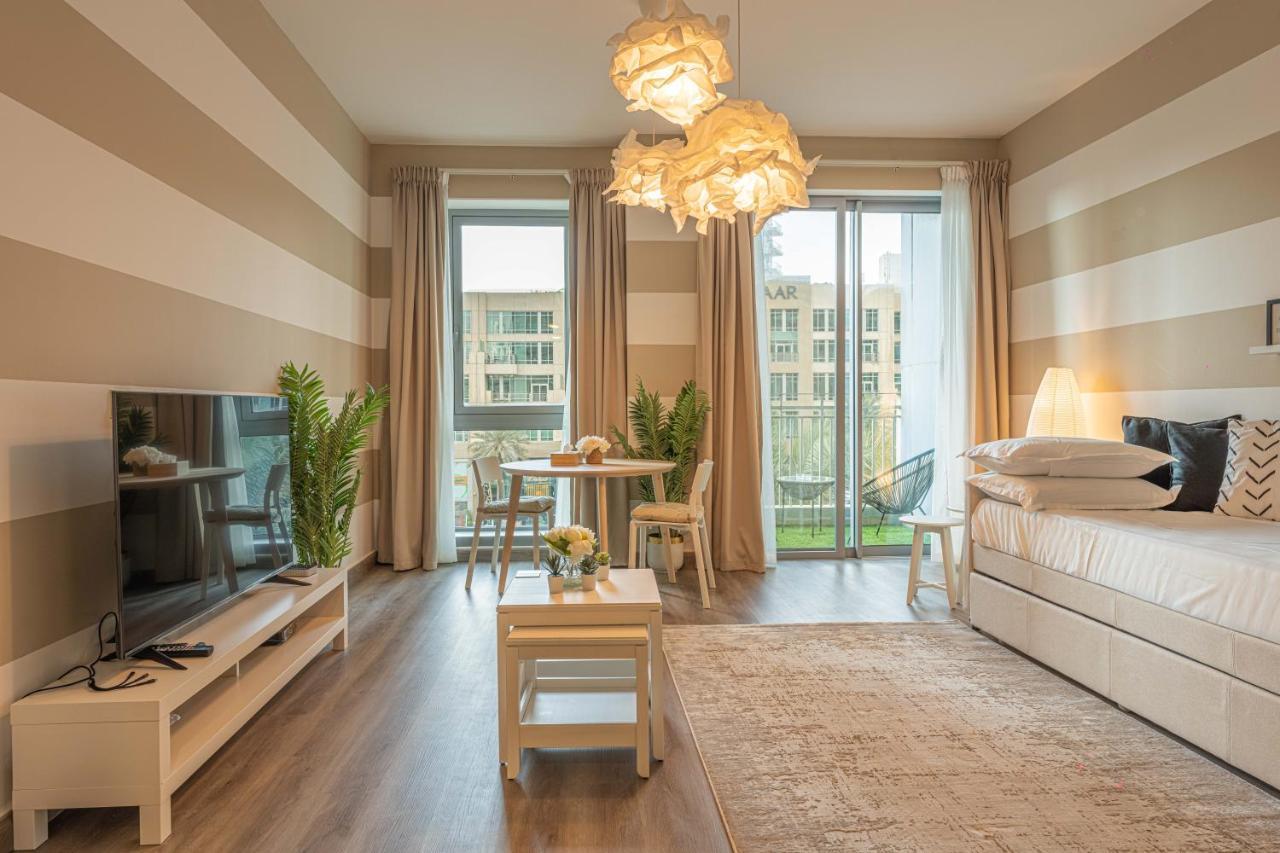 First Class Studio With Dubai Downtown Boulevard View Exterior foto
