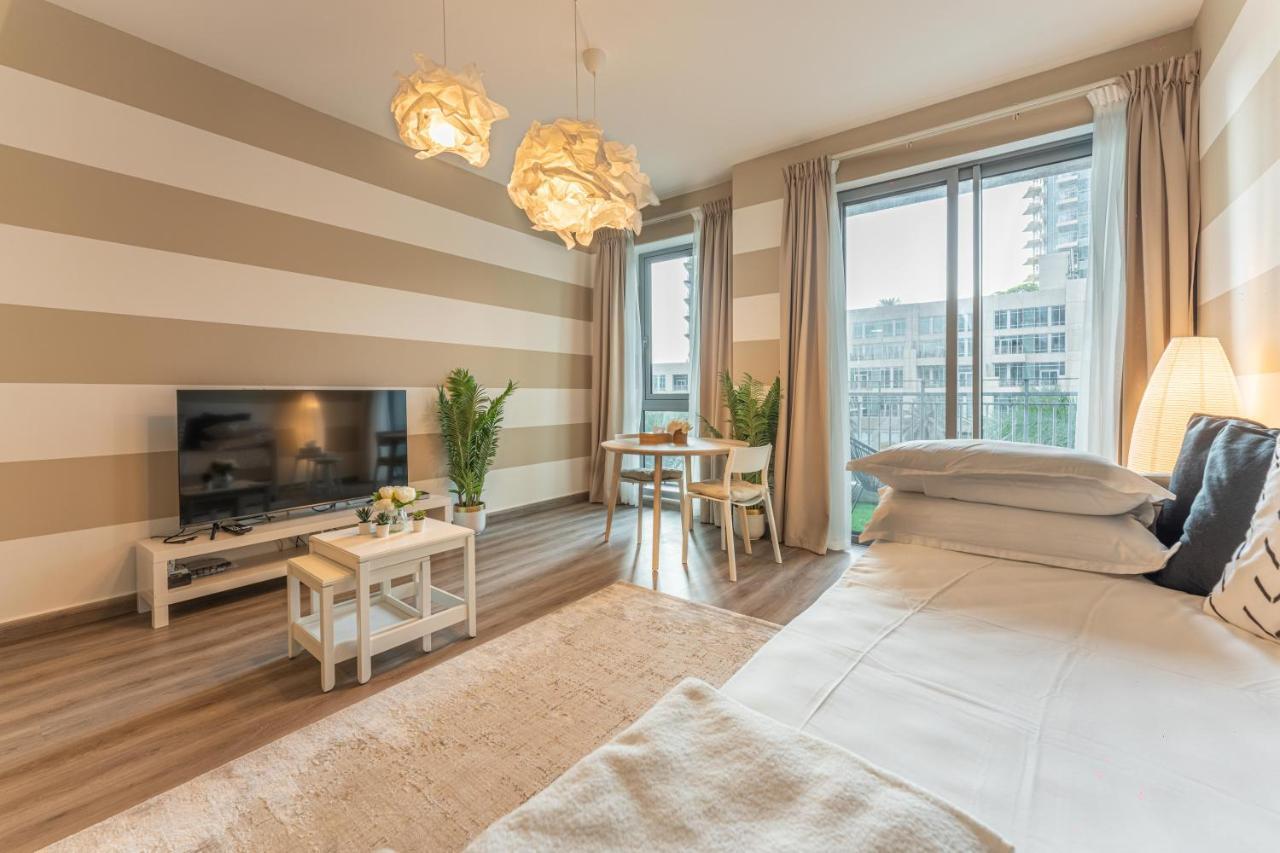 First Class Studio With Dubai Downtown Boulevard View Exterior foto