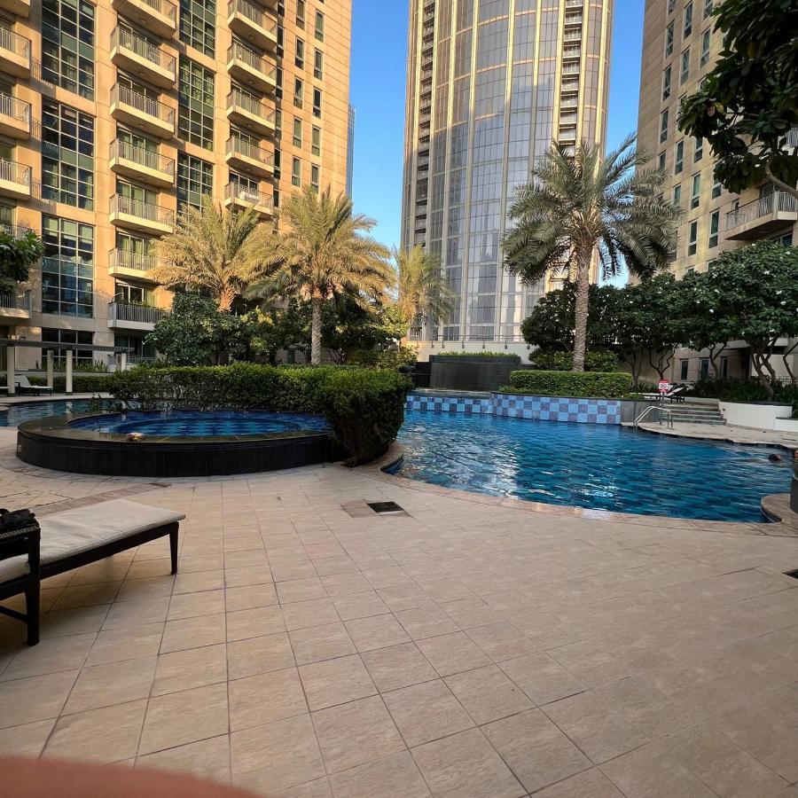 First Class Studio With Dubai Downtown Boulevard View Exterior foto