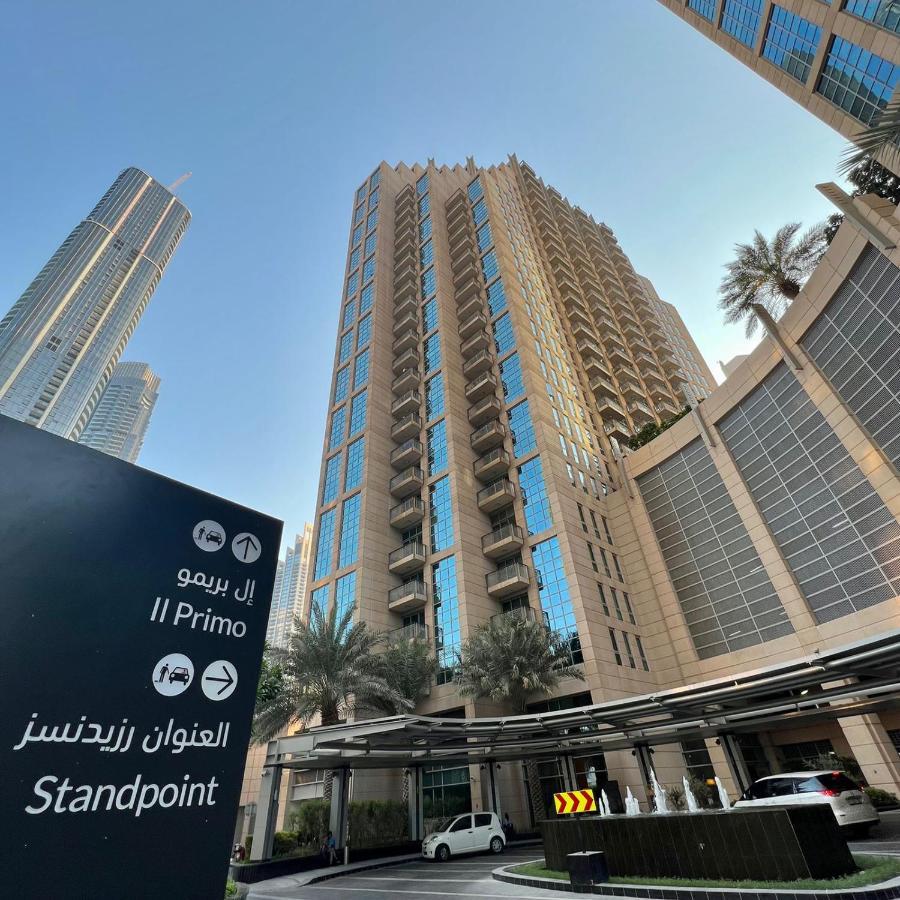 First Class Studio With Dubai Downtown Boulevard View Exterior foto